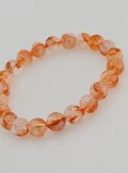 Bracelet with Haematoid Quartz Stone A - 8 mm