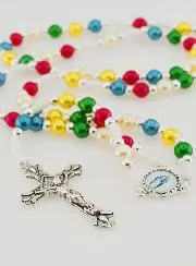 Rosary Miraculous Virgin and Holy Spirit