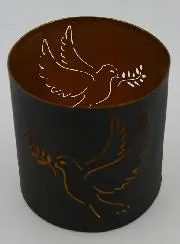 Openwork Candle Holder - Holy Spirit