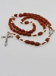 Rosary Miraculous Virgin Wood