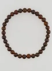 Boulder Opal Gemstone Bracelet - 6mm