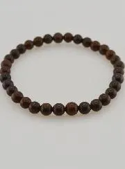 Boulder Opal Gemstone Bracelet - 6mm