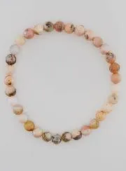 Gemstone Bracelet Pink Opal 6mm