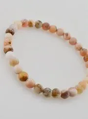 Gemstone Bracelet Pink Opal 6mm