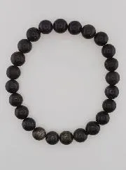 Black Opal Gemstone Bracelet 8mm