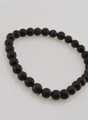 Black Opal Gemstone Bracelet 6mm