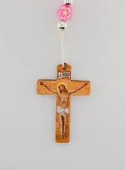 Multicoloured Miraculous Medal Rosary for Children