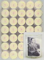 Set 48 Votive Candles Saint Pier Giorgio Frassati