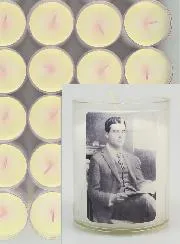 Set 48 Votive Candles Saint Pier Giorgio Frassati