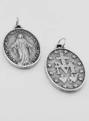 Miraculous Medal 30mm - Prayer in French