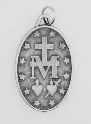 Miraculous Medal 30mm - Prayer in French