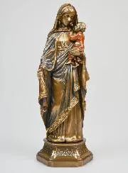 Christmas Gift Triptych Virgin Mary and Nativity - 20cm