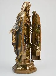 Christmas Gift Triptych Virgin Mary and Nativity - 20cm