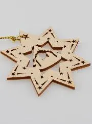 Hanging Christmas Decoration Nativity Scene - Star