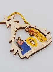 Christmas Nativity Hanging Decoration - Stable
