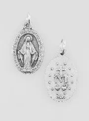 Miraculous Medal of the Rue du Bac Paris - 17mm