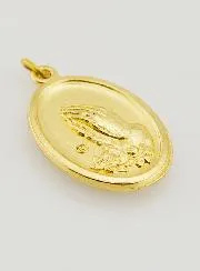 Coloured Miraculous Virgin Mary Medal 22mm