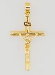Christ Cross Pendant 9ct Gold - 25mm