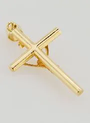 Christ Cross Pendant 9ct Gold - 25mm