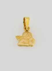 Guardian Angel Medal in 375 Gold - 6mm