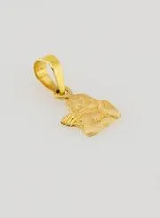 Guardian Angel Medal in 375 Gold - 6mm