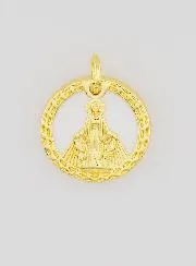 Miraculous Virgin Mary Medal in Mother-of-Pearl - 15mm