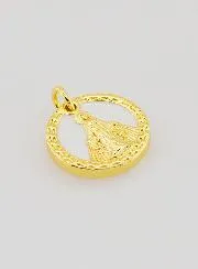 Miraculous Virgin Mary Medal in Mother-of-Pearl - 15mm