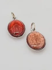 Red Miraculous Medal - 18mm
