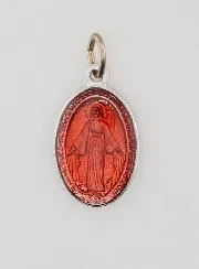 Red Miraculous Medal - 18mm