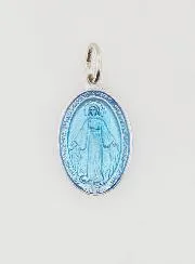 Blue Miraculous Medal - 18mm