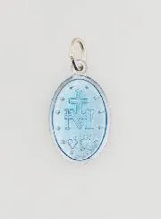Blue Miraculous Medal - 18mm