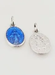 Blue Miraculous Medal - 19mm