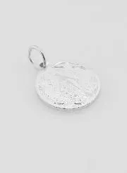 Saint Christopher Medal in Aluminium - 15mm