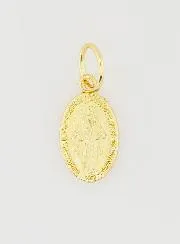 Golden Miraculous Medal Rue du Bac Paris - 12mm