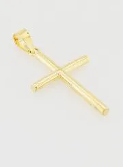 Cross Pendant 21mm - 9ct Gold