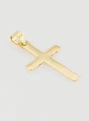 Cross Pendant 23mm - 9ct Gold