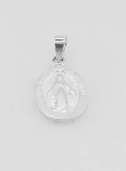 Miraculous Medal of the Paris Rue du Bac in Silver - 13mm