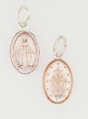 Miraculous Medal Pink - 14mm