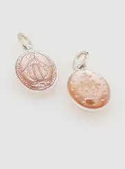 Miraculous Medal Pink - 14mm