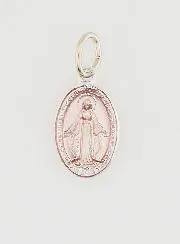 Miraculous Medal Pink - 14mm