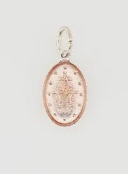 Miraculous Medal Pink - 14mm