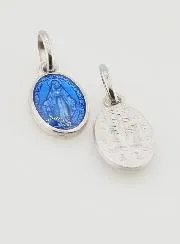 Blue Miraculous Medal - 13mm