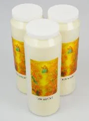 Set 3 Sanctuary Candles All Saints' Day