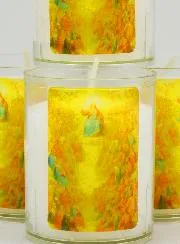 Set of 4 Votive Candles All Saints' Day