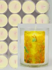 Set of 48 Votive Candles All Saints' Day