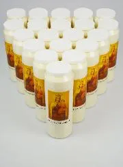 Set 20 Sanctuary Candles Our Lady of Mount Carmel