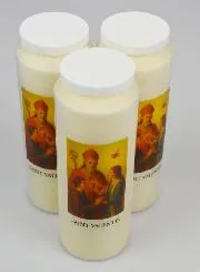 Set 3 Sanctuary Candles Saint Valentine