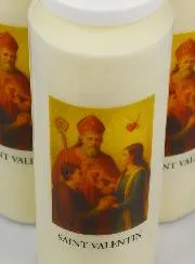 Set 3 Sanctuary Candles Saint Valentine