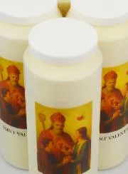 Set 6 Sanctuary Candles Saint Valentine