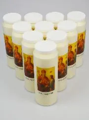 Set 10 Sanctuary Candles Saint Valentine